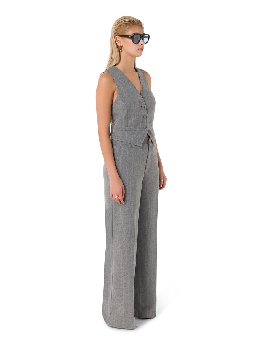 Le Parisien Luxe Wide Leg Trousers - ALALYA