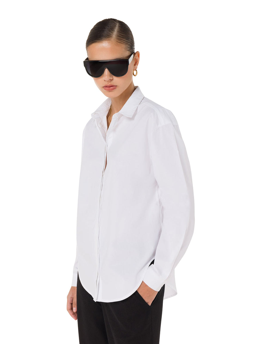 The Ultimate Crisp White Cotton Shirt for Women - ALALYA